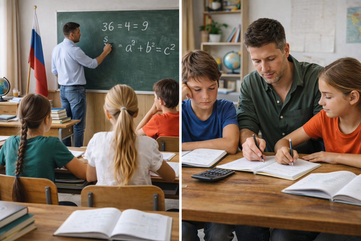 Образование школа против домашнего обучения