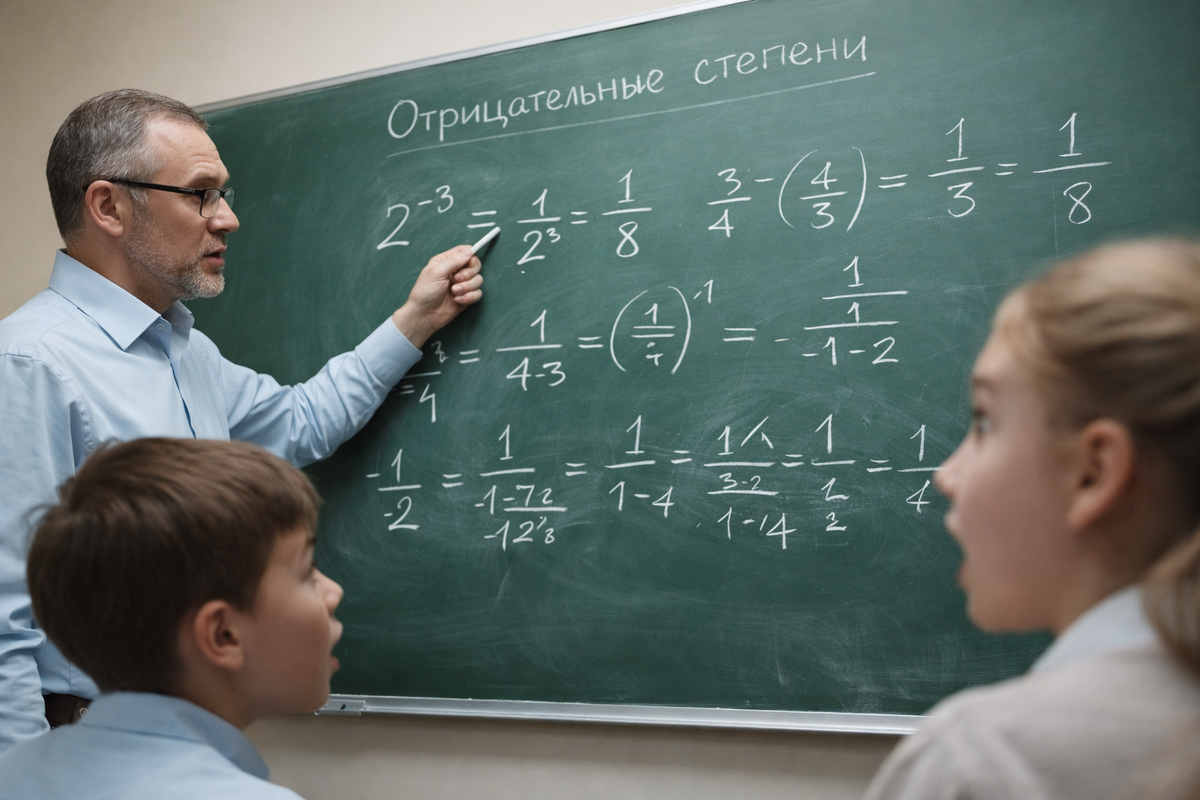 Отрицательные степени