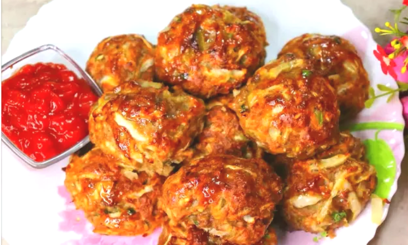 Биточки с капустой