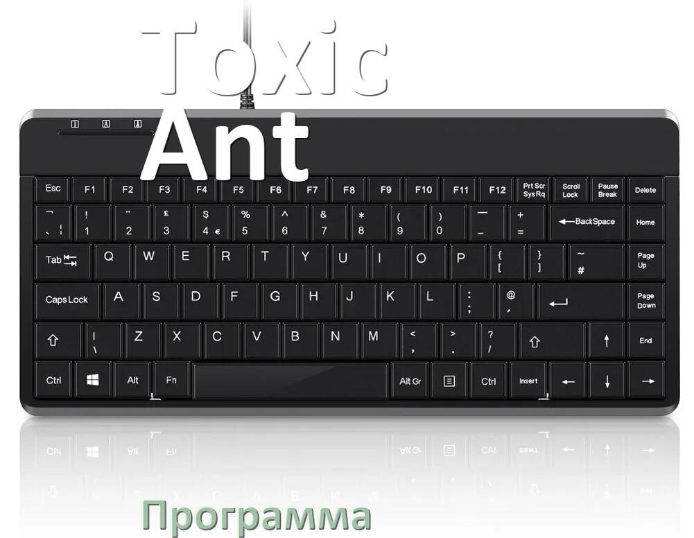 
Программа для клавиатуры Toxic Ant для настройки макросов и подсветки в Windows 10 и 11