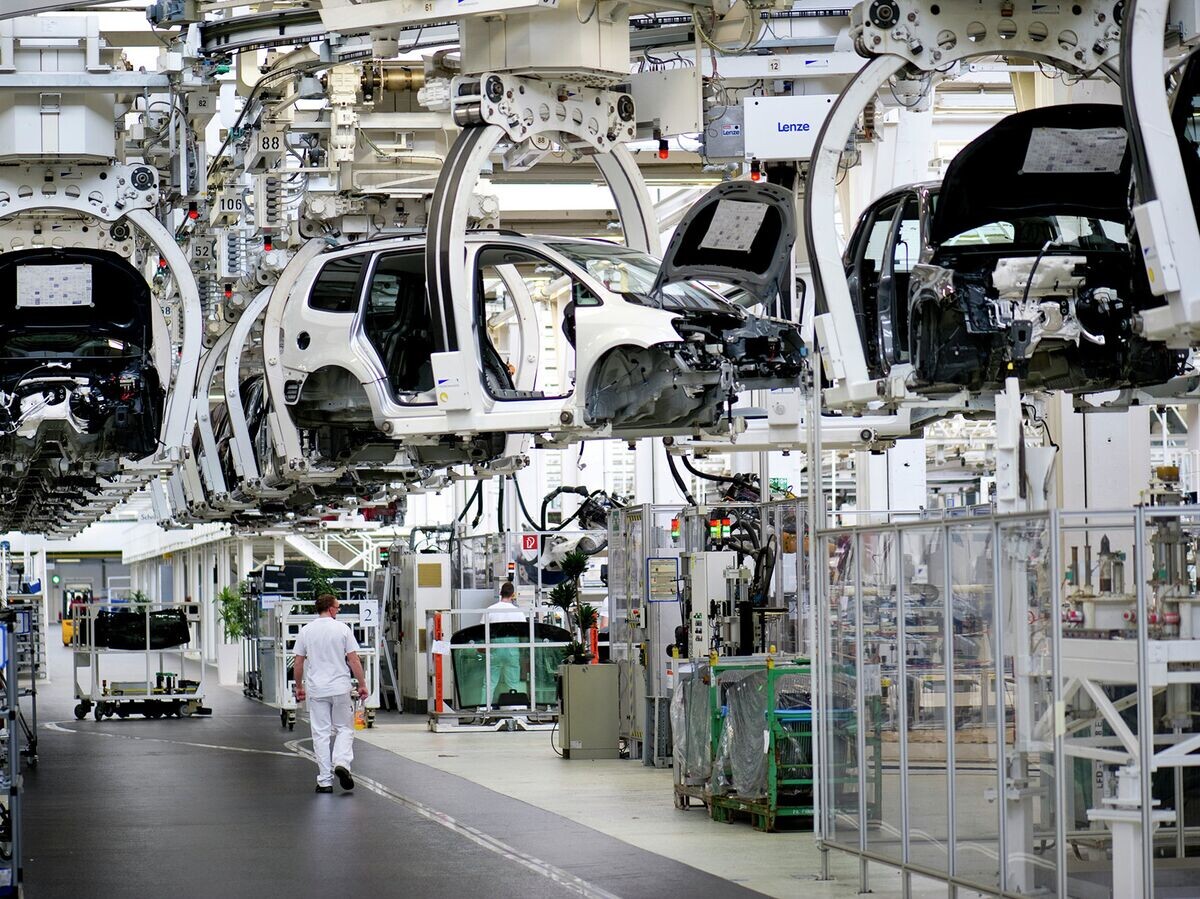    Завод по сборке автомобилей "Фольксваген", Германия© AFP / Odd Andersen