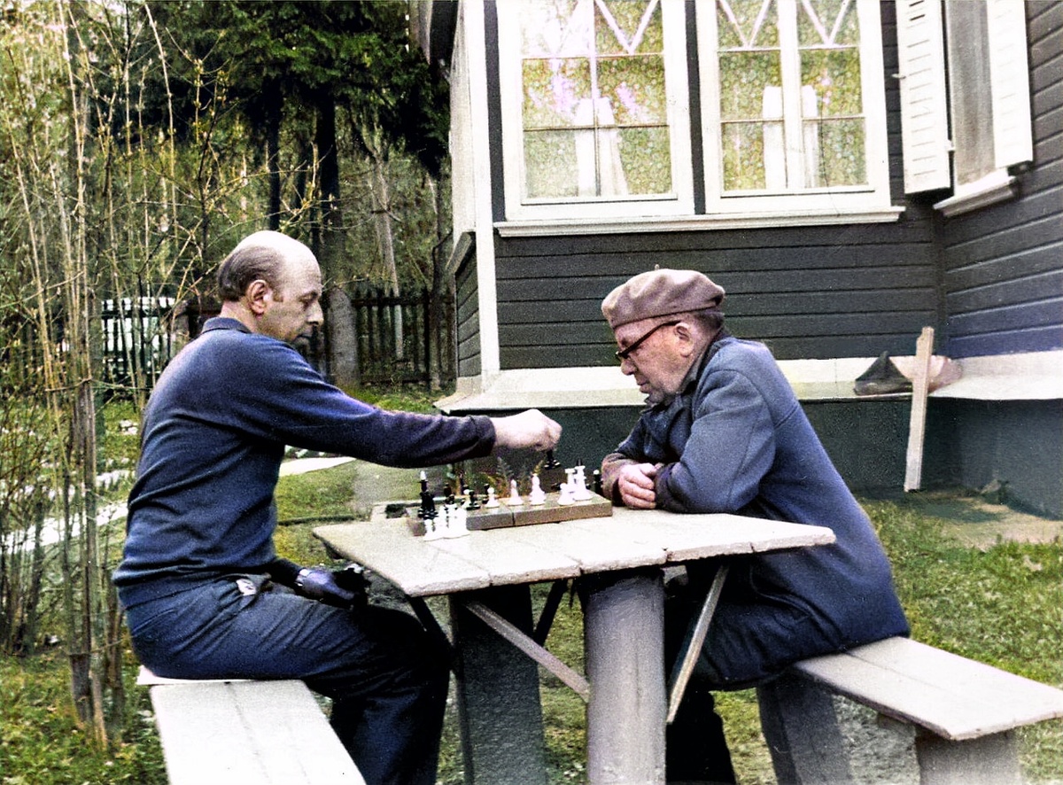 Шахматы — одно из любимых хобби И. И. Гусаковского