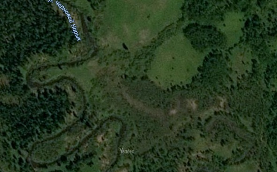 Местность, на которой находилась заимка Асташкина.