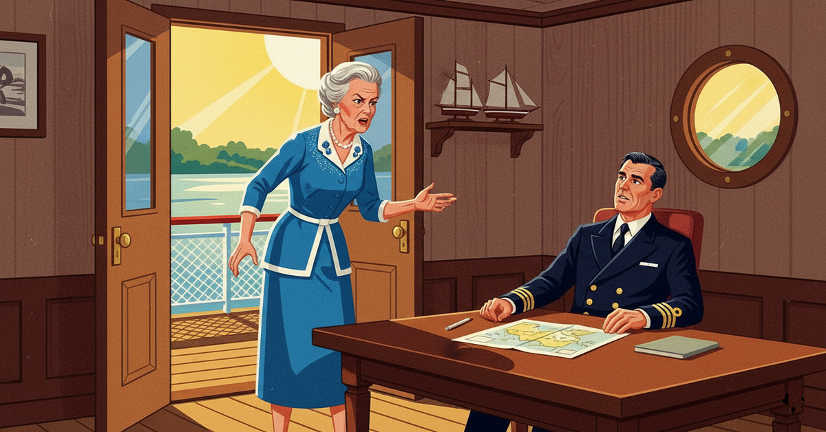 Миссис Симмонс и капитан теплохода