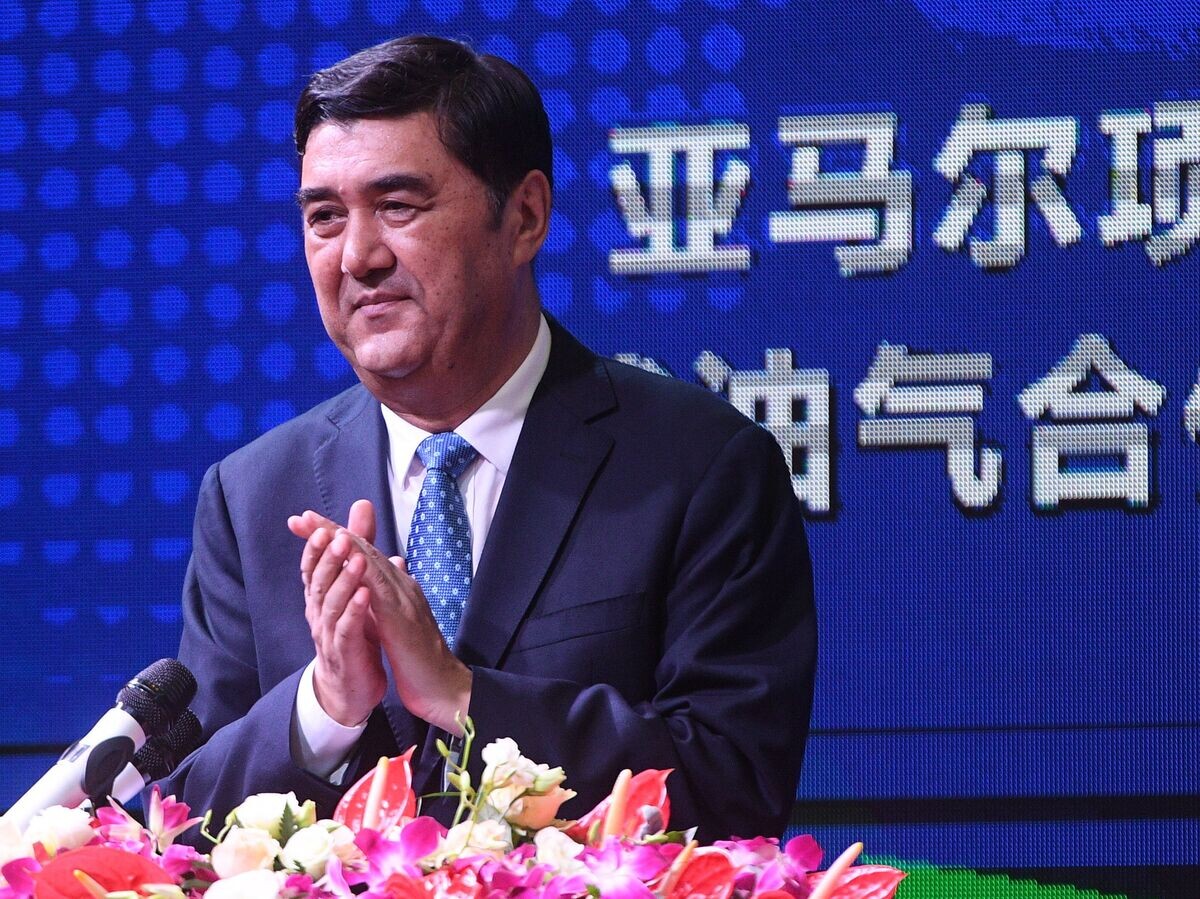    Руководитель государственного энергетического управления КНР Нур Бекри на церемонии торжественной встречи двух танкеров со сжиженным газом проекта "Ямал СПГ" в порт Цзянсу Жудун | © РИА Новости / Евгений Одиноков