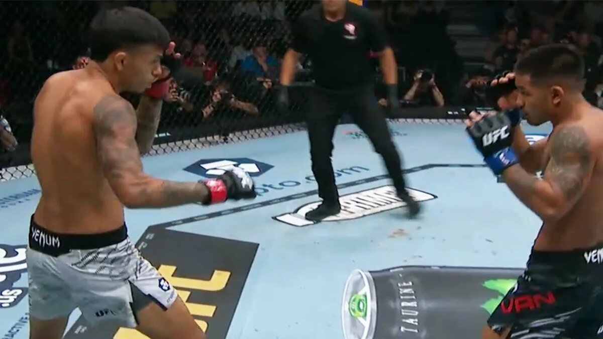 Фото: бой Джошуа вана против Брендона Ройвала