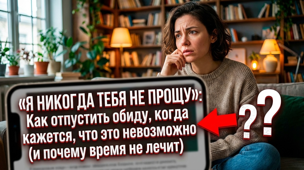 «Я никогда тебя не прощу»: Как отпустить обиду, когда кажется, что это невозможно (и почему время не лечит)