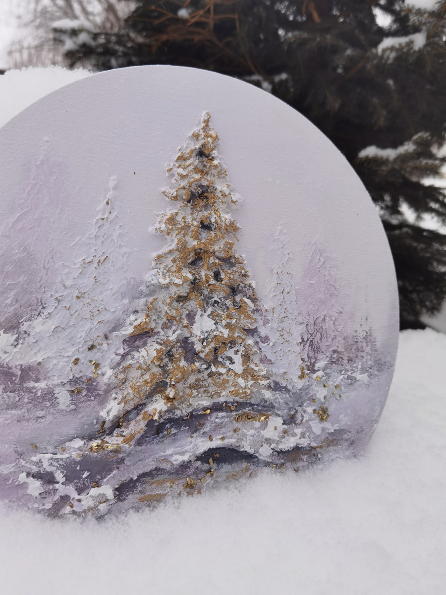 «Ёлочки в снегу». автор: Ирина Кекина