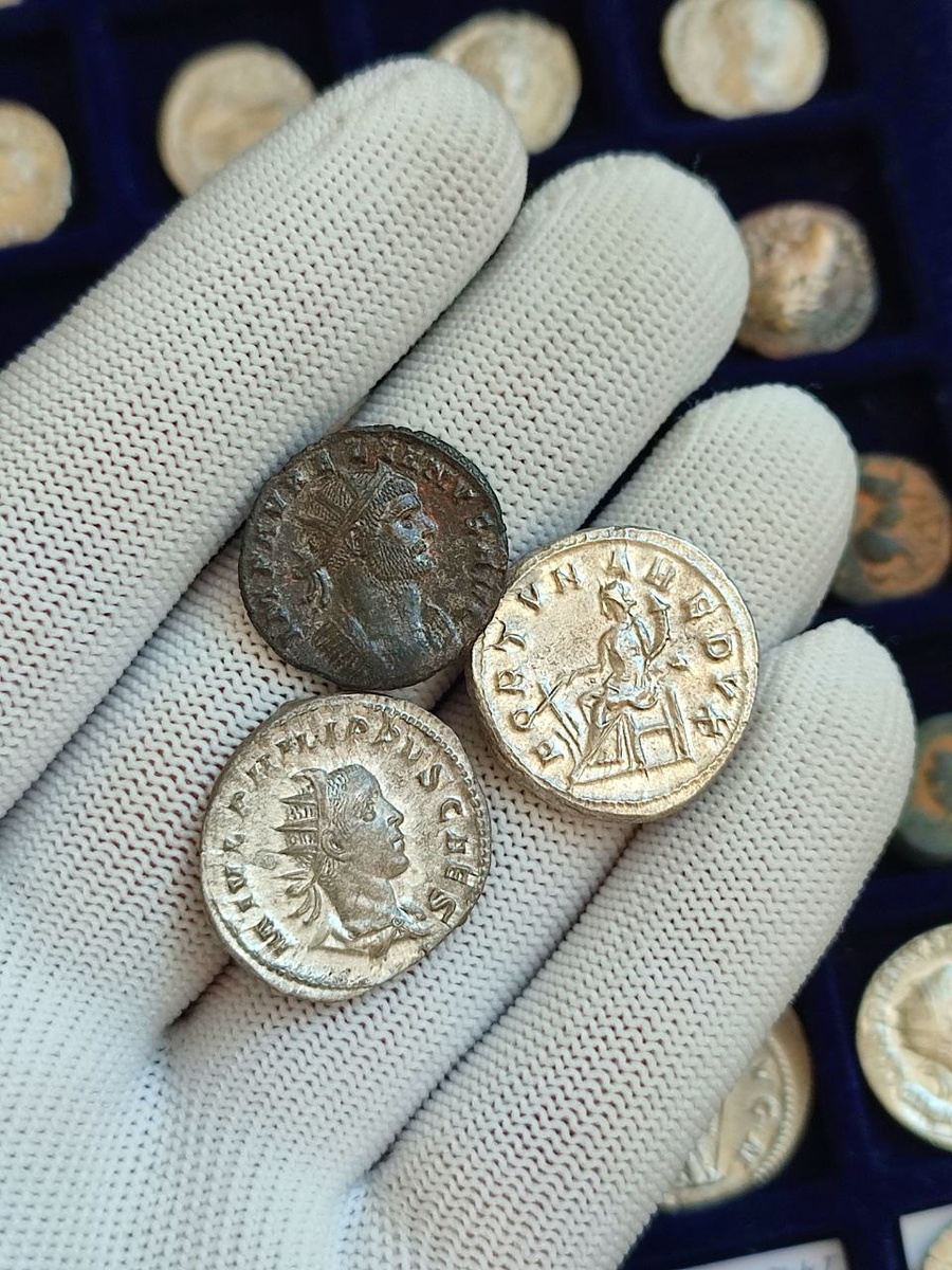 Монеты из коллекции автора. Серебряные античные монеты