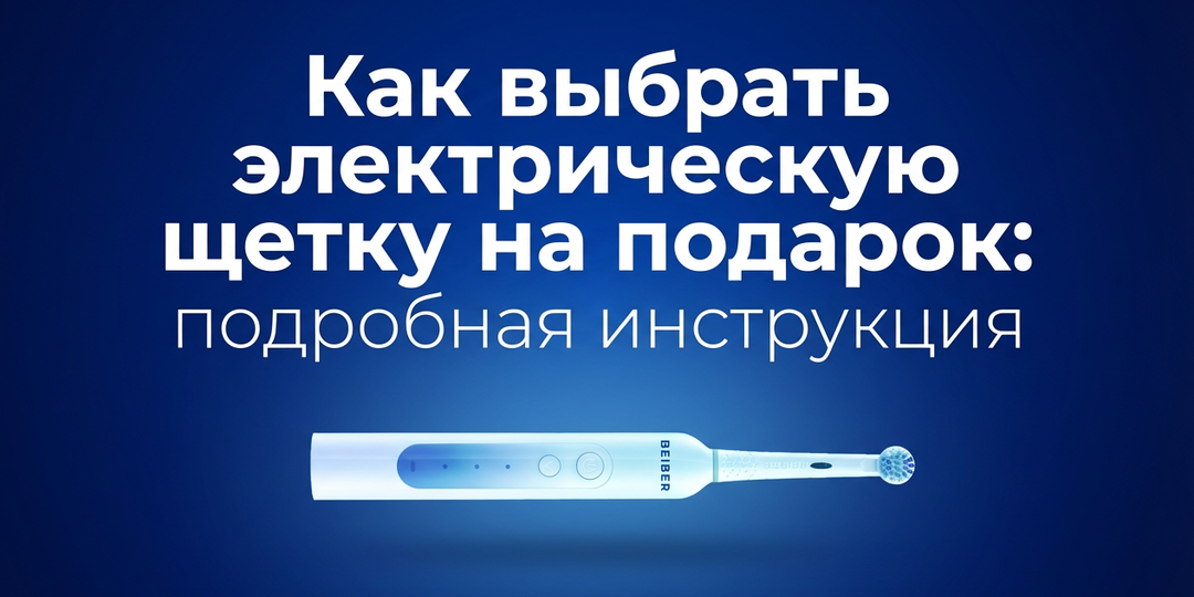 Как выбрать электрическую щетку на подарок: подробная инструкция