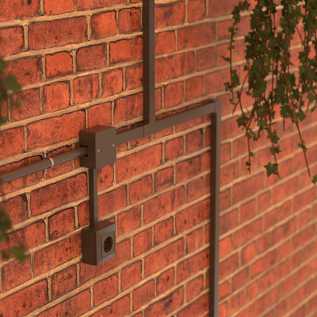 Рисунок 1. Пример монтажа кабельных каналов Промрукав