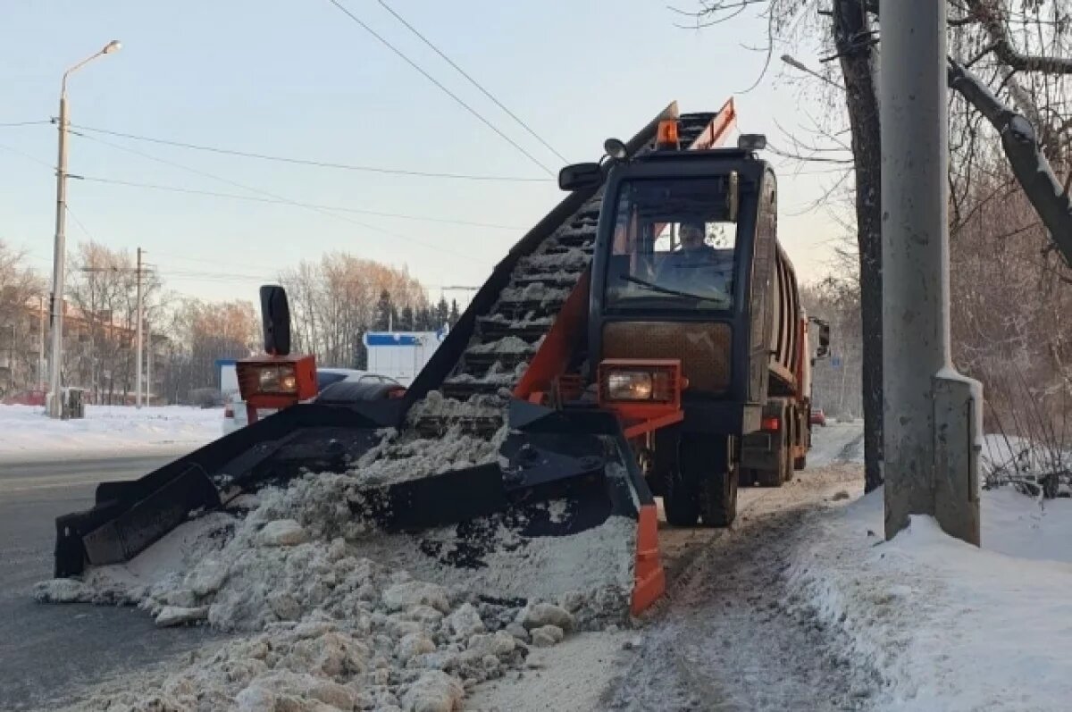    «Томск САХ» за сутки вывез более 4,3 тыс. тонн снега с магистралей