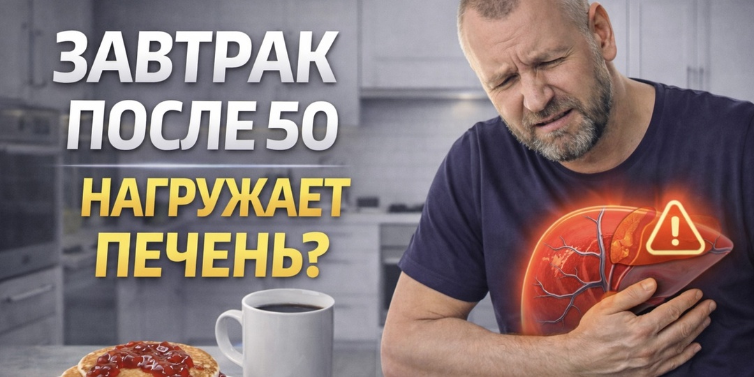 Завтрак для печени: ошибки после 50, которые пора перестать делать