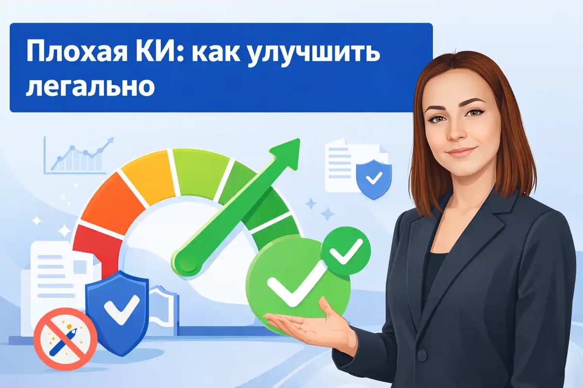    Как улучшить плохую кредитную историю законными методами и не попасться на «чудо-сервисы» Юлия Сергеевна Рослякова