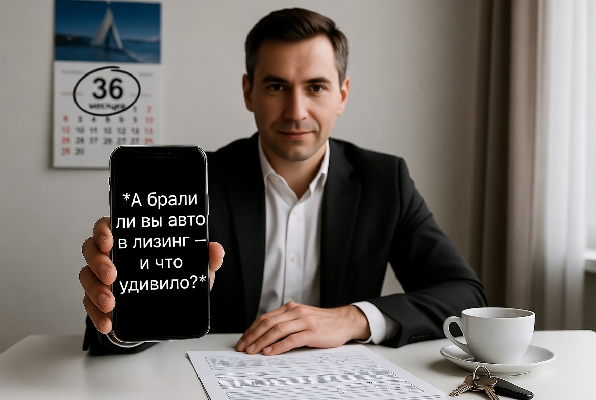  ❓ А брали ли вы авто в лизинг — и что удивило?