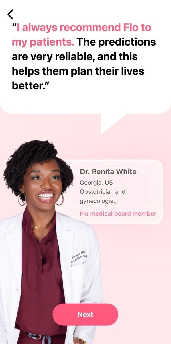 Приложение на онбординге подключает экспертное мнение 