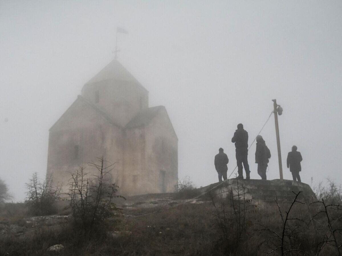    Армянская церковь на горе Ванкасар | © РИА Новости / Алексей Куденко