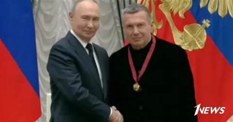 Телеведущий Владимир Рудольфович Соллвьёв награждён орденом "За заслуги перед Отечеством" III степени