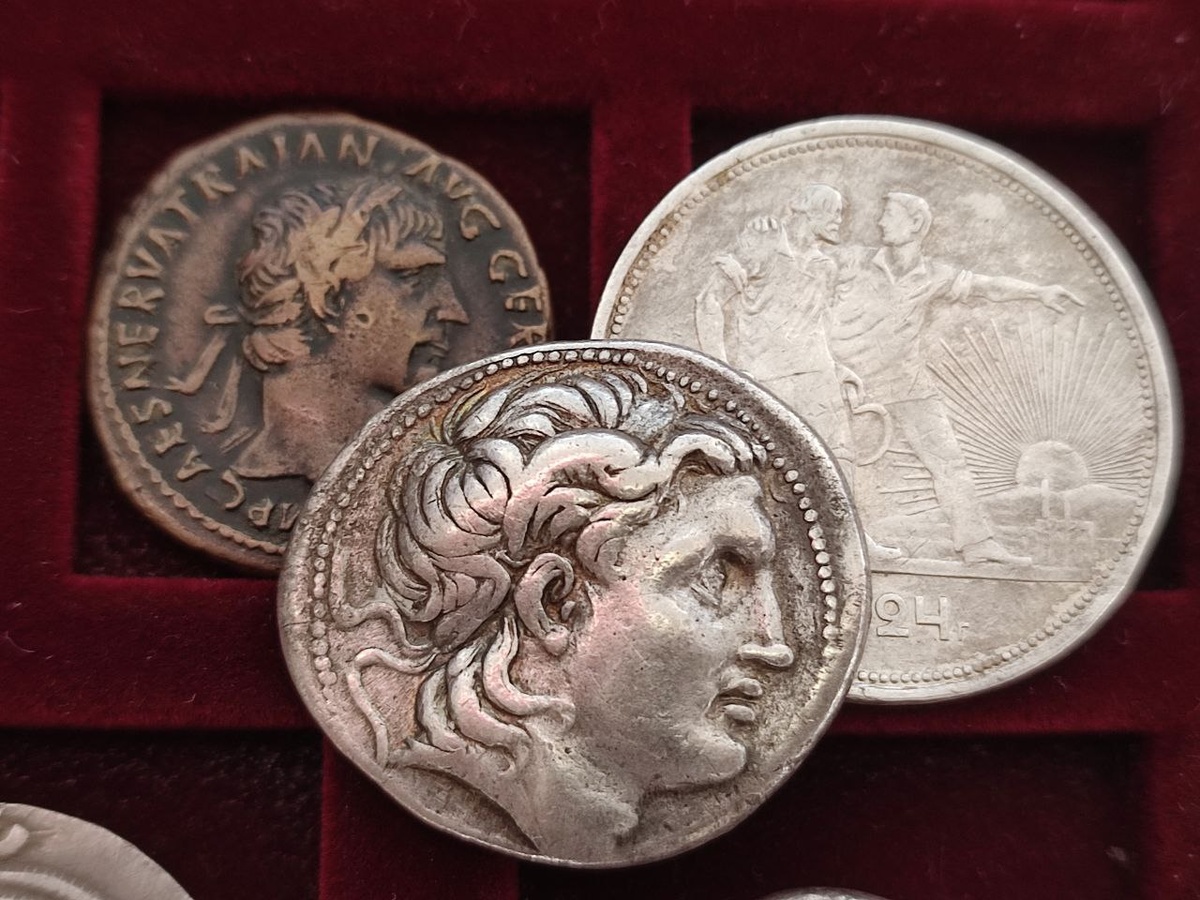 Монета тетрадрахма Лисимаха, полководца Александра Македонского