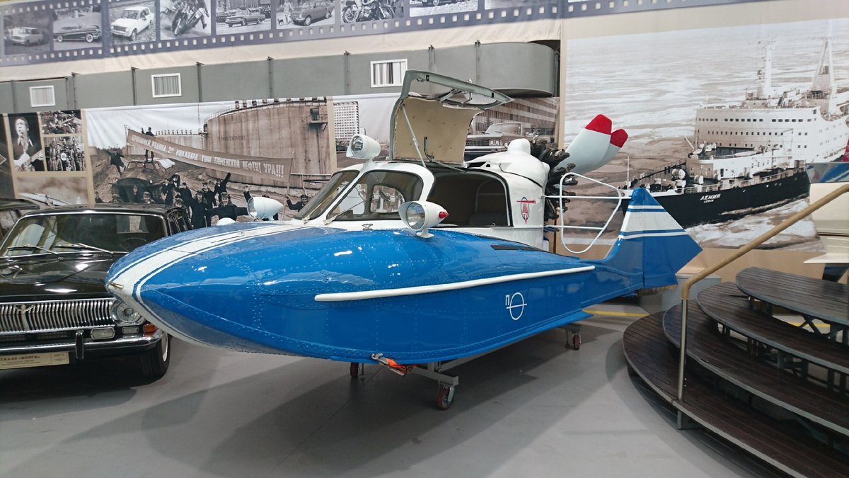 Аэросани-амфимия "А3" разработанные в конструкторском бюро Туполева