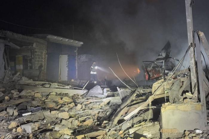 Последствия ударов по целям в Запорожье, источник Телеграм-канал Хроники Гераней