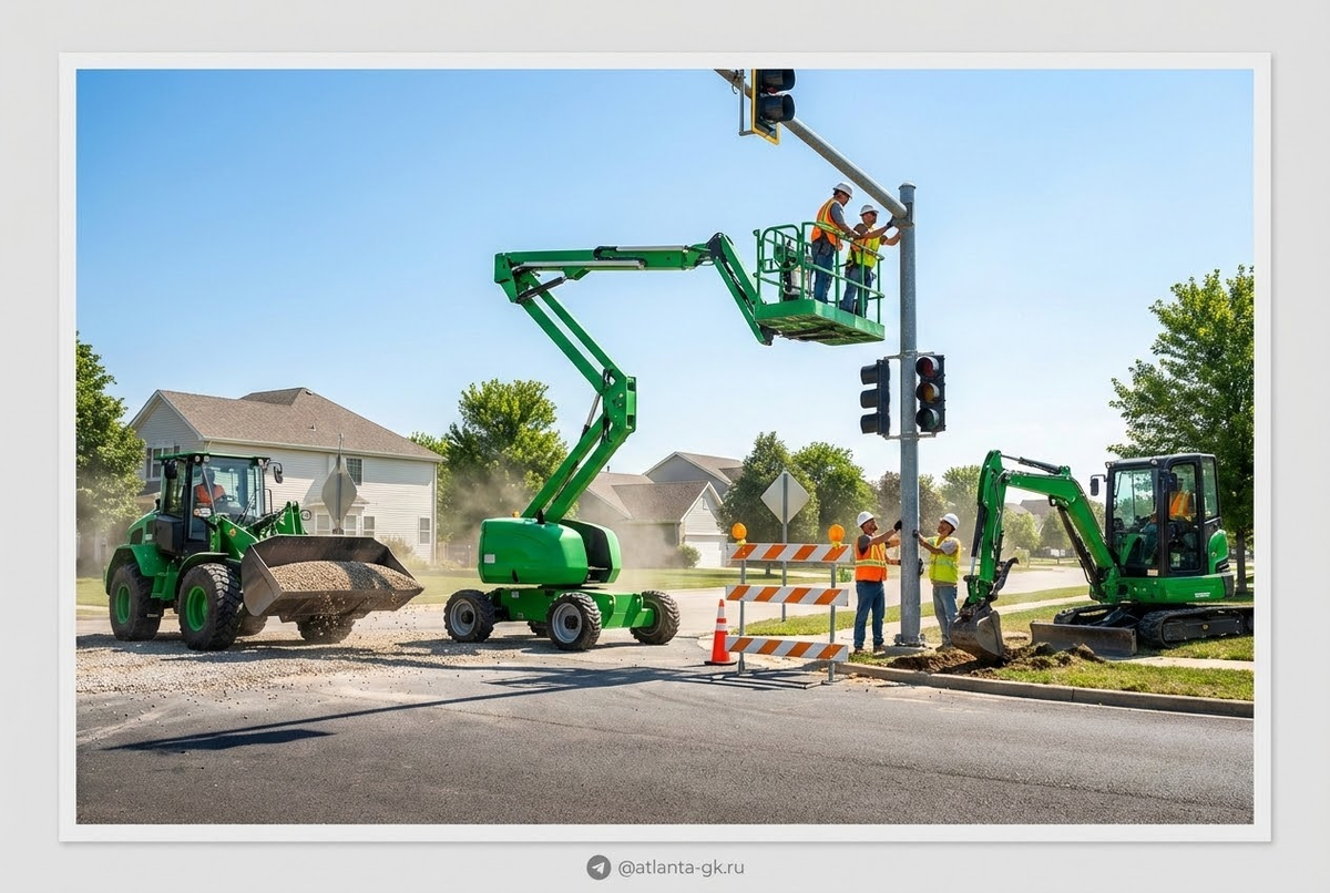    Коленчатый подъемник: аренда и покупка Atlanta-gk