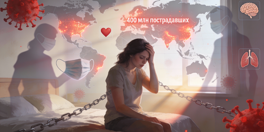 Длительный COVID: 400 миллионов пострадавших по всему миру. Что нужно знать каждому?