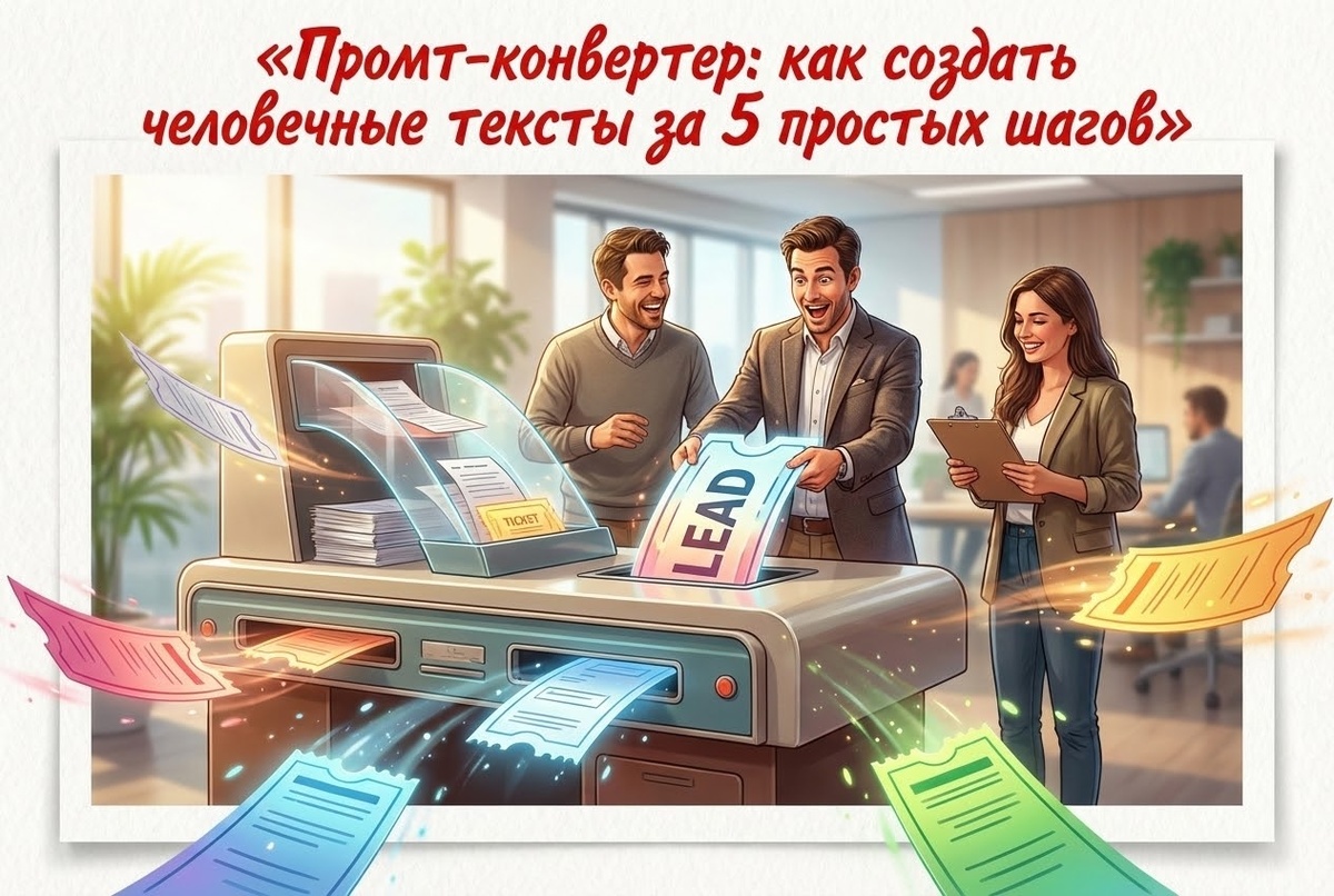    Промт-конвертер: создание человечных текстов в 5 шагов Евгений Прокушев