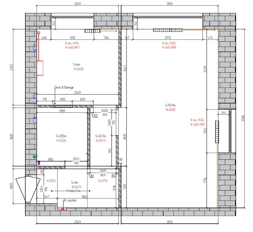 Планировка квартиры