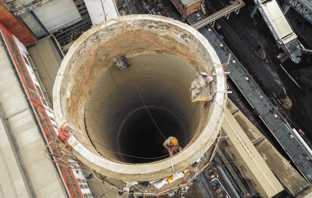 Снос дымовых труб котельных: все способы демонтажа