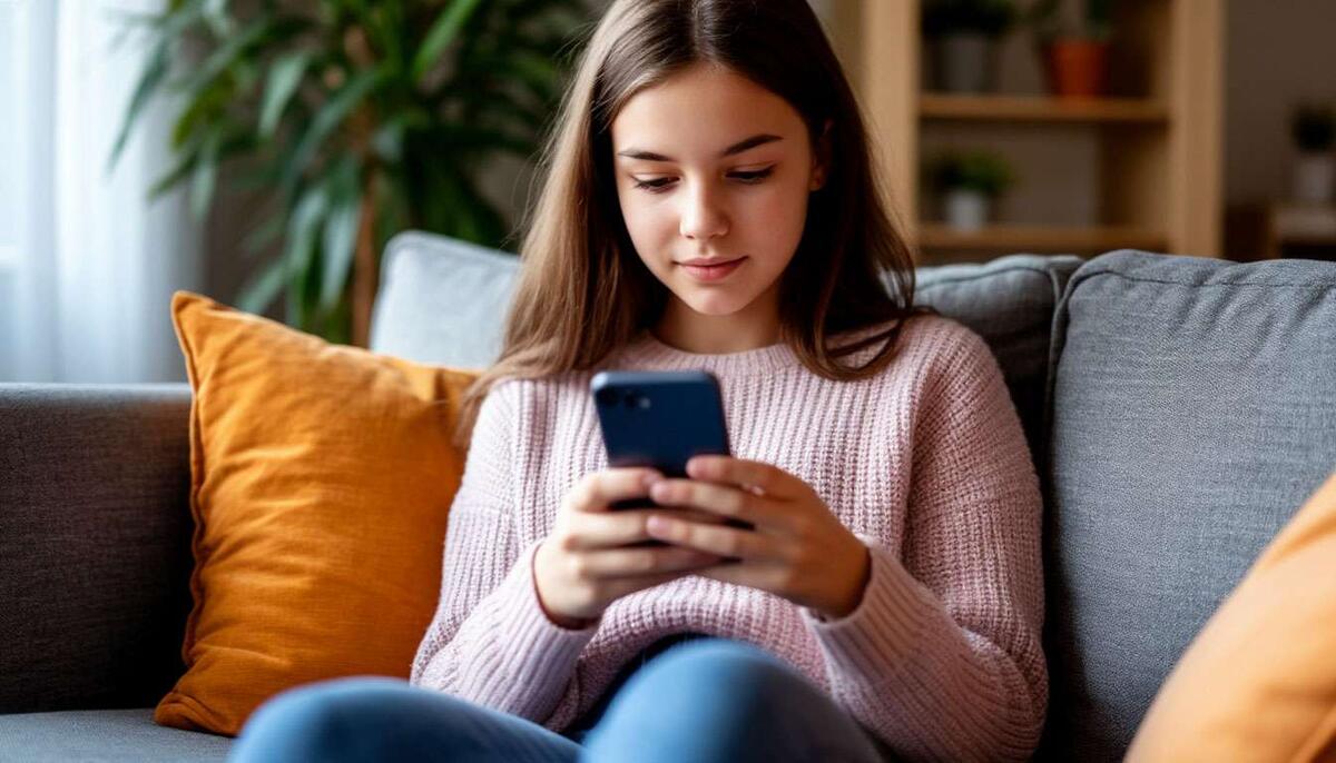 Девушка подключает тарифный план Первый мобильный