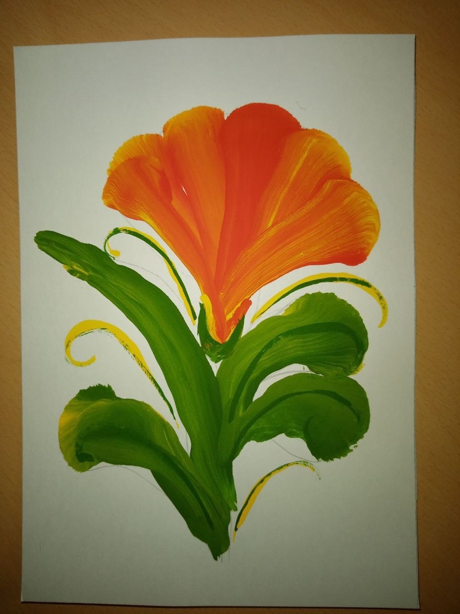 Мое творение - аленький цветочек)