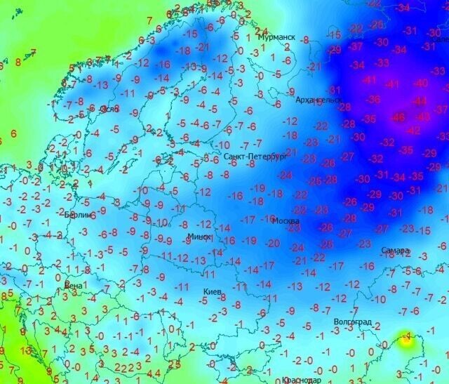    Над территорией России установилась уникальная погодная картина исключительных контрастов   Gismeteo