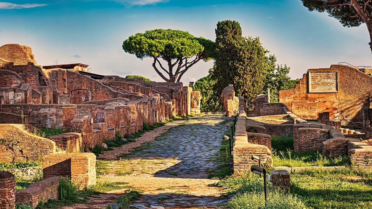Руины древнеримского портового города Остия