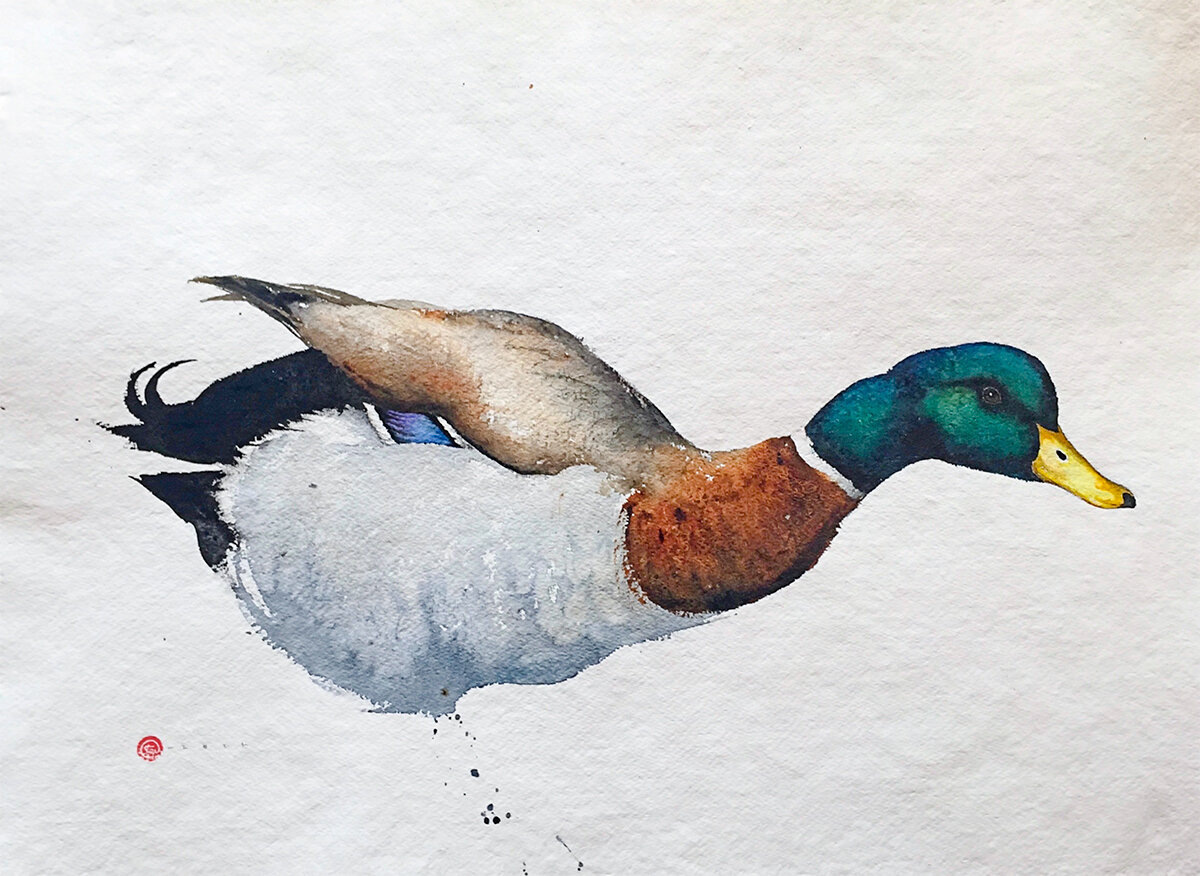 Очаровательный образ создал на полотне художник