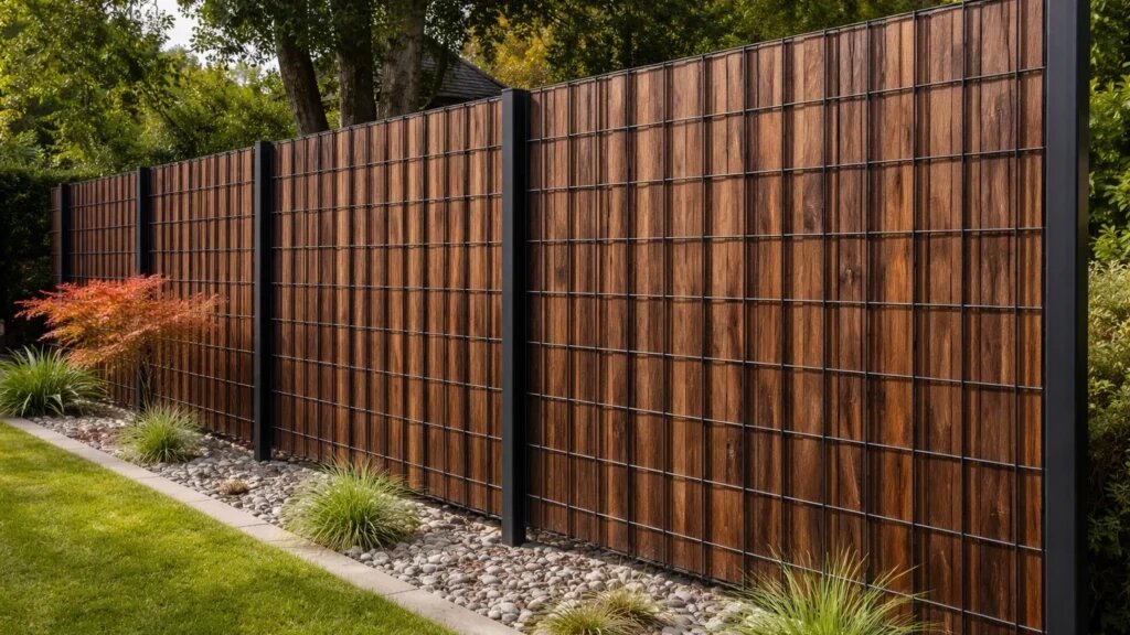    3D-забор из досок в сетке — практичное и эстетичное решение (источник изображения) News Express Team