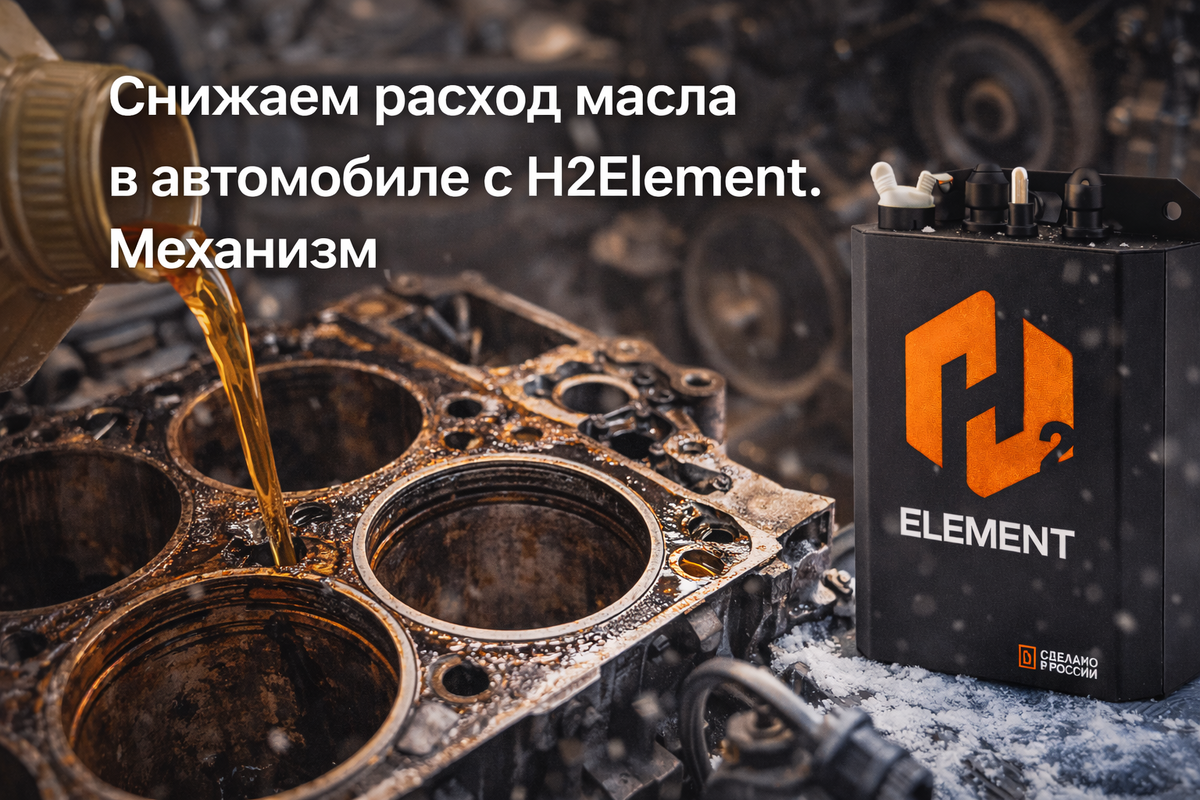 Снижаем расход масла в автомобиле с H2Element. Разбираем механику