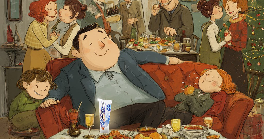 Новогодний удар по красоте и здоровью: как избежать последствий застолий с Энтеросгелем