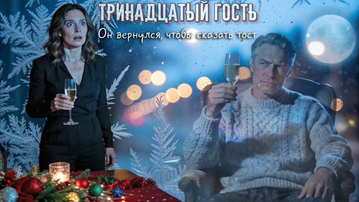 Тринадцатый гость за новогодним столом: мой покойный муж вернулся, чтобы произнести тост