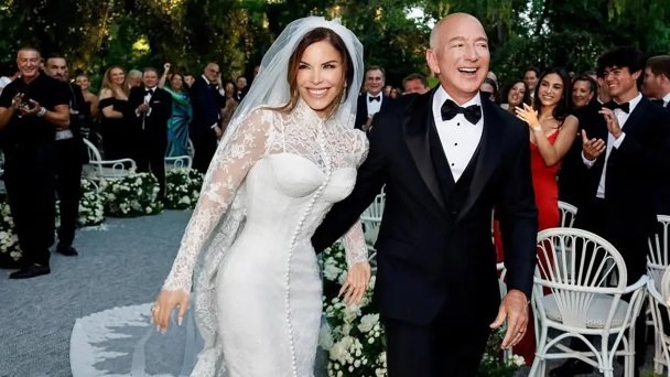 Лорен Санчес и Джефф Безос