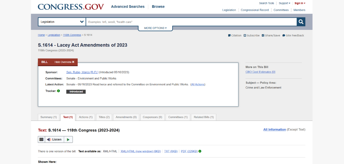 Lacey Act Amendments — это поправки к Закону Lacey Act, природоохранному закону США, принятому в 1900 году. Изначально закон был направлен на предотвращение ввоза в США незаконно добытых диких животных и их частей, главным образом — охотничьих трофеев, привезённых из других стран.