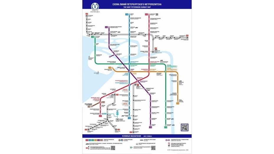    Новая станция метро Петербурга появилась на схемах городской подземки