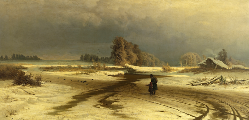 Фёдор Васильев. Оттепель. 1871 / Фотография с официального сайта Государственного Русского музея