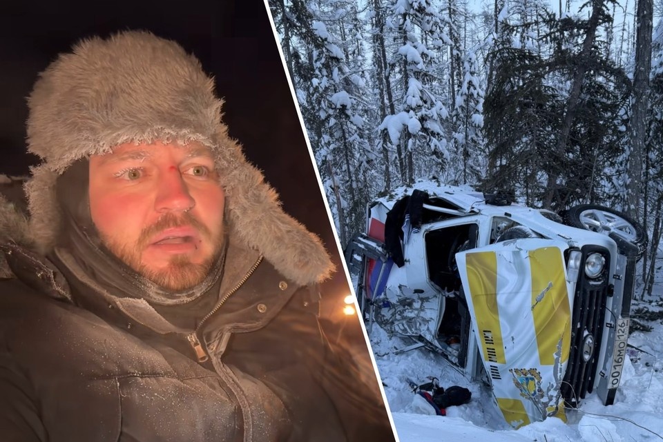    На момент аварии блогер находился в пути 129 дней. Фото: соцсети Дениса Бухинцева