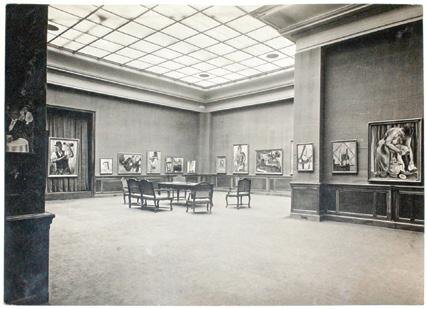 Фотография экспозиции И. Пуни в галерее Barbazanges
Архив Богуславской-Пуни, собрание Али Аккари