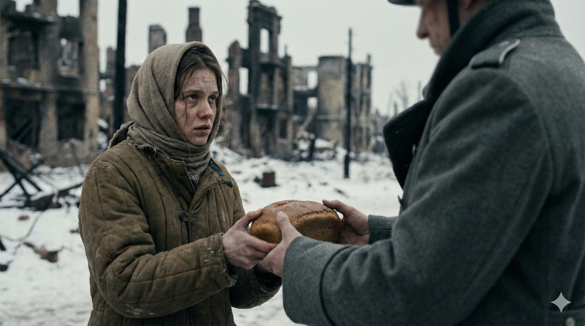 Смертельный выбор. В руинах Сталинграда грань между жизнью и смертью проходила через кусок хлеба. Для тысяч женщин сделка с врагом стала единственным способом спасти детей от голодной смерти.