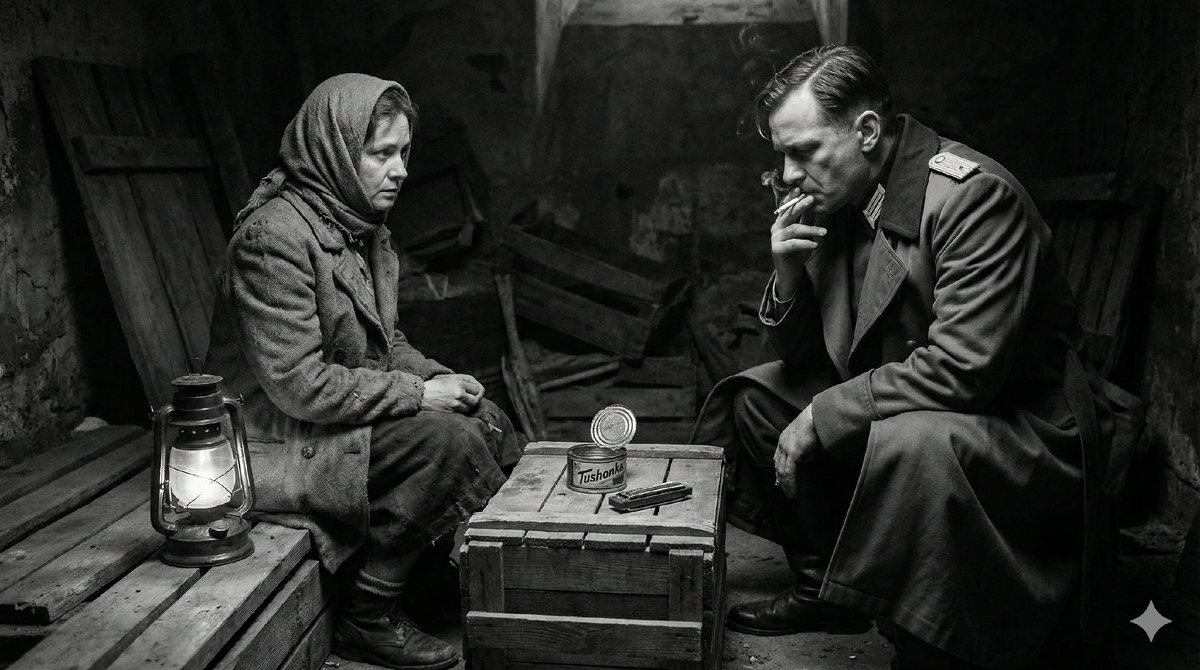 В тени руин. Месяцы жизни в общих подвалах стирали границы. Враг становился человеком, а ненависть иногда сменялась странной, болезненной симпатией, рожденной общим страхом перед смертью.