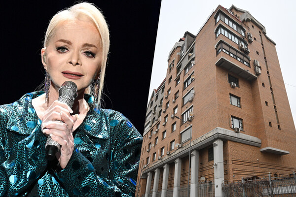 Справа дом в Хамовническом районе Москвы, где находится квартира, которую певица Лариса Долина продала Полине Лурье / Константин Андреев/ТАСС, Кирилл Зыков/РИА Новости  