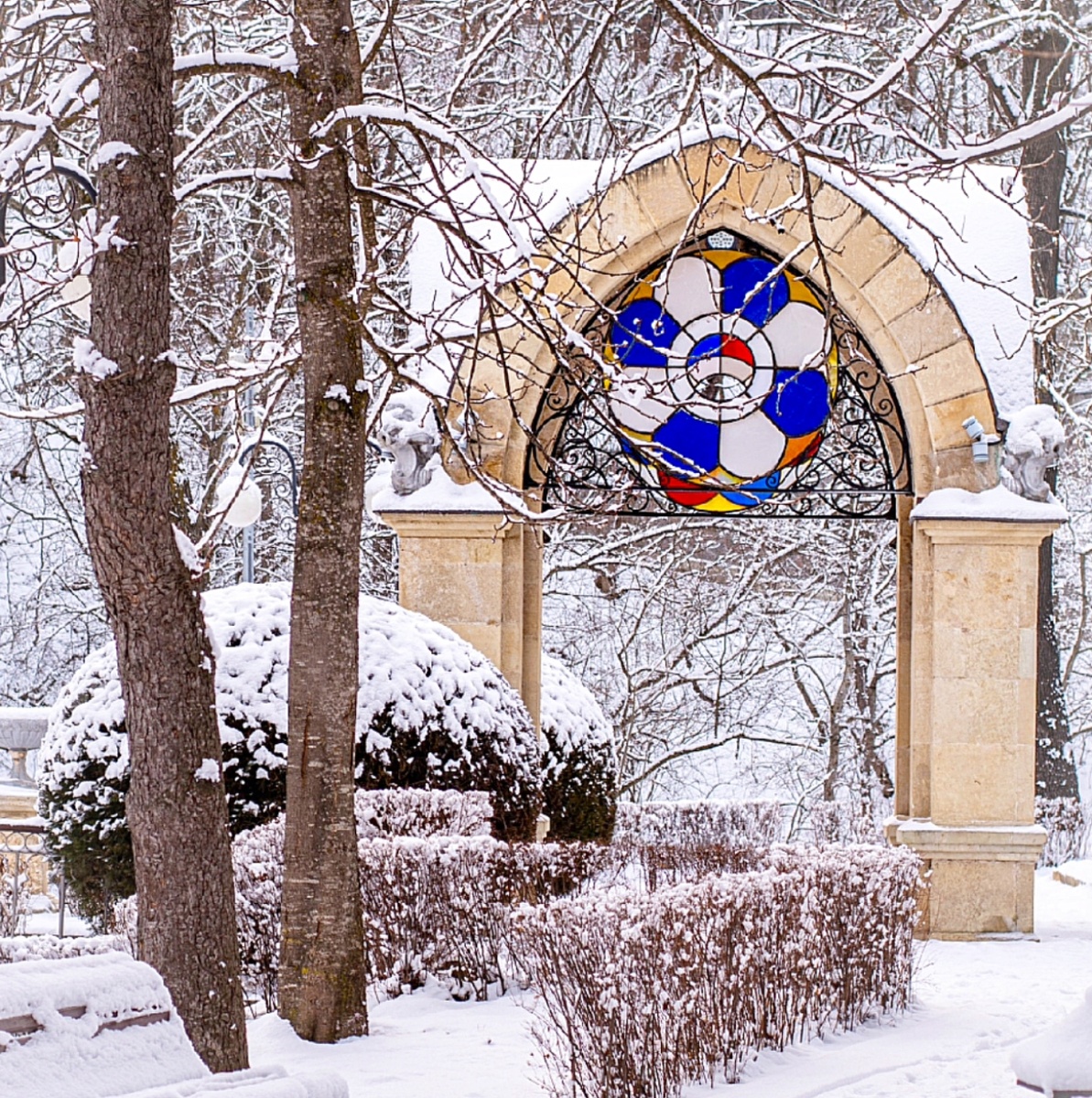 Зима в Кисловодске в декабре 2025 года.