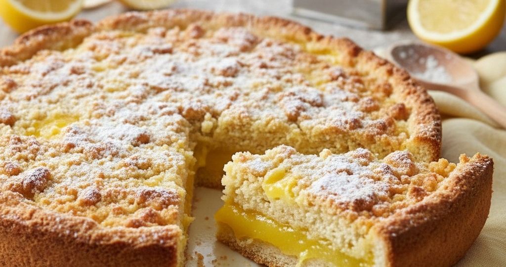 Ленивый лимонный пирог: очень лёгкий рецепт в домашних условиях